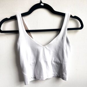 LULULEMON white align tank top size 2